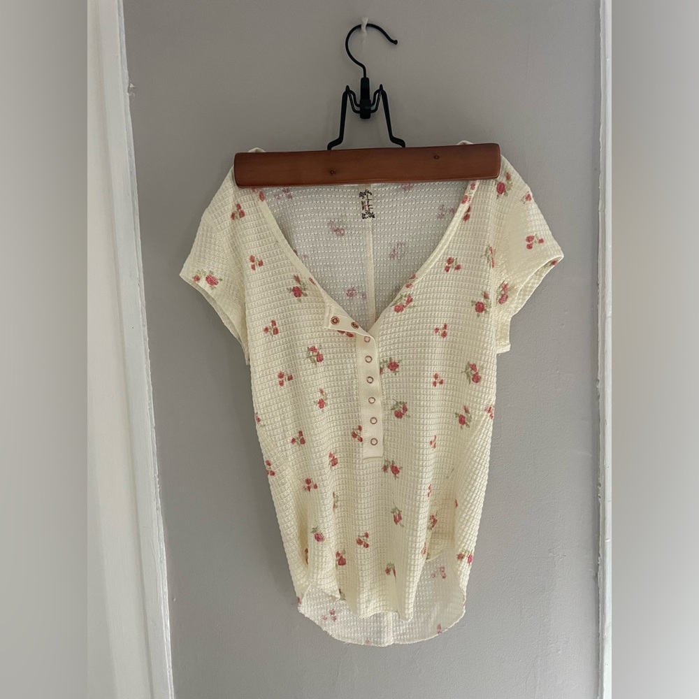 Free People short sleeve henley